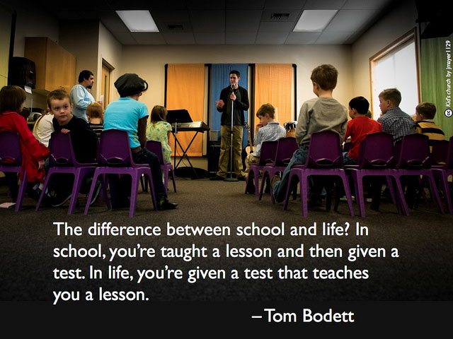 school education quotes. Self-Education Quotes: The difference between school and life?