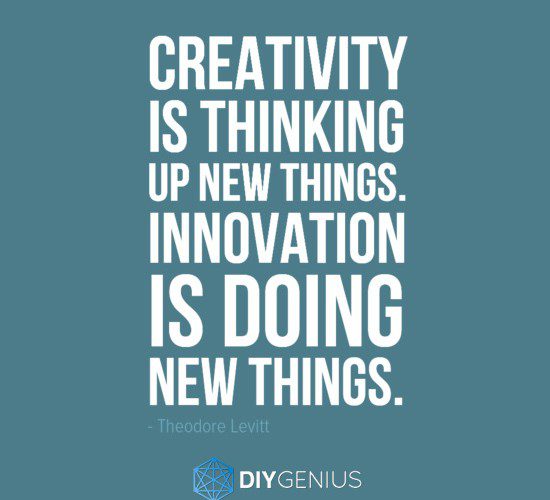 Innovation Is Doing New Things Theodore Levitt Quote