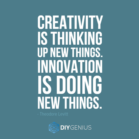 Innovation Is Doing New Things Theodore Levitt Quote