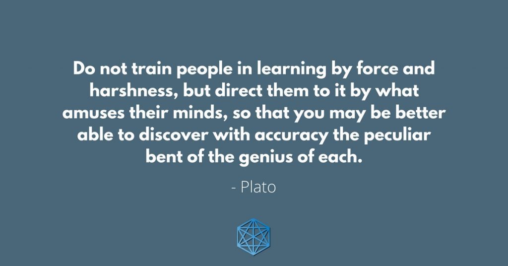 Plato Quote on Learning and Genius