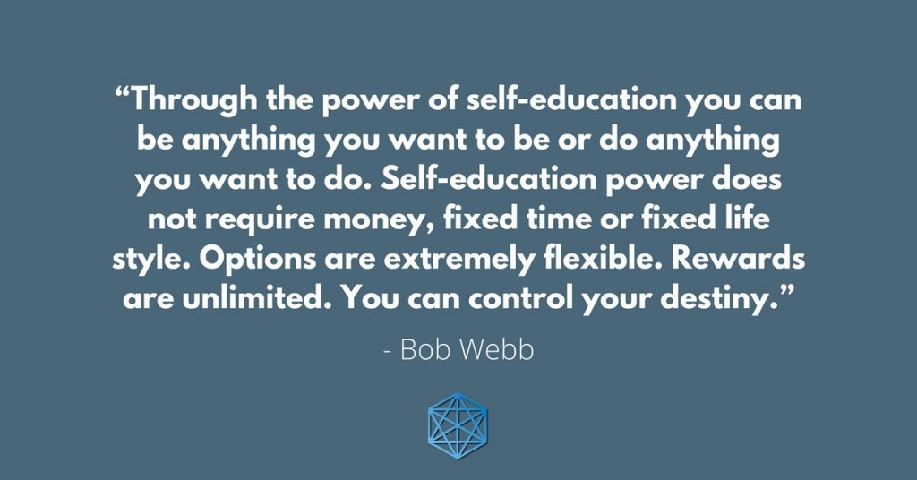 Control Your Destiny With Self-Education Quote