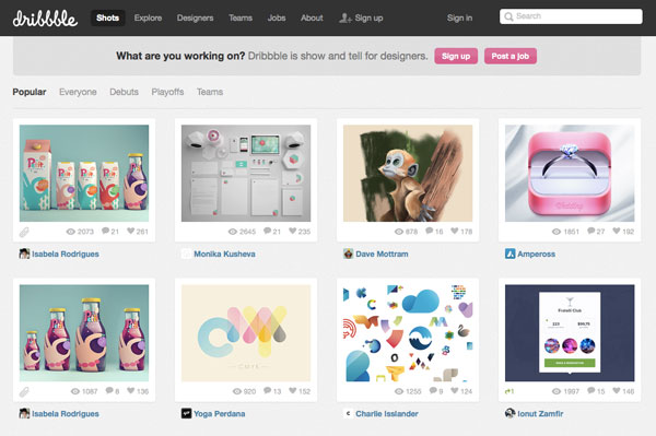 Dribbble Design Community