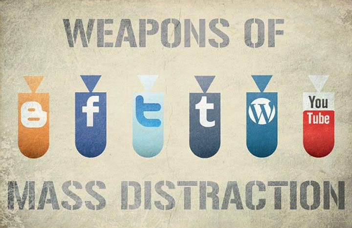 Social Media Weapons of Mass Distraction