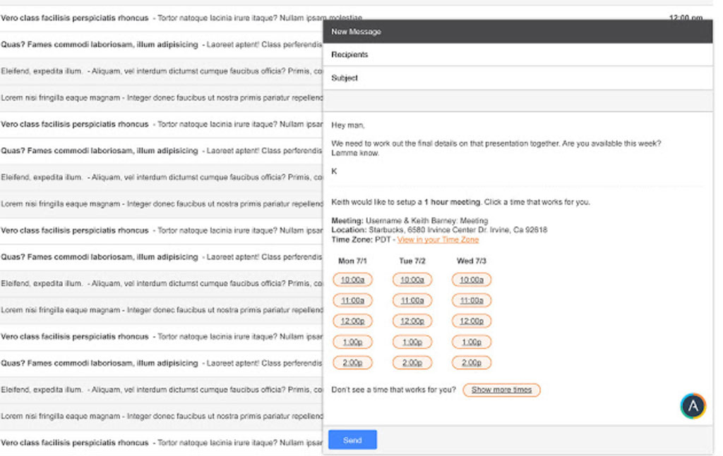 Gmail Meeting Scheduling Assistant