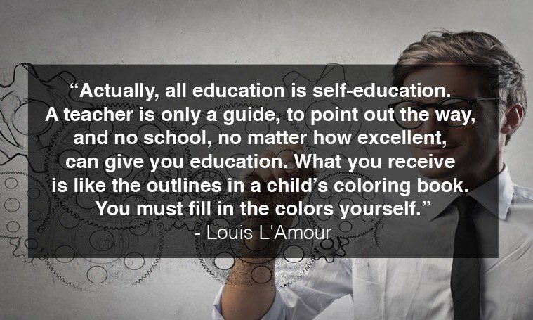 All Education Is Self-Education