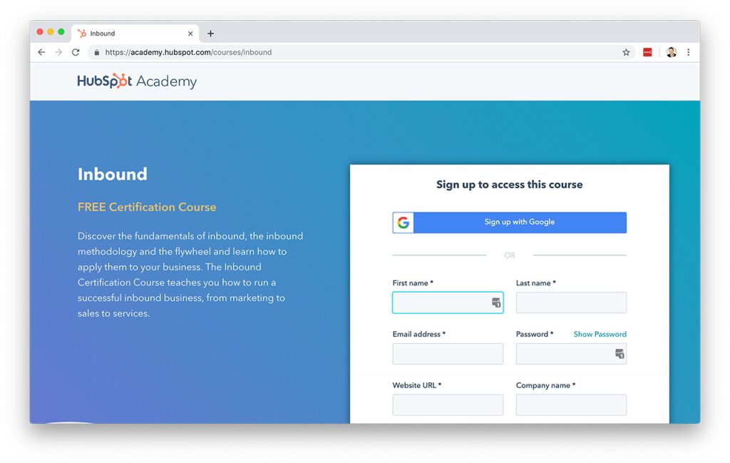 Hubspot Academy