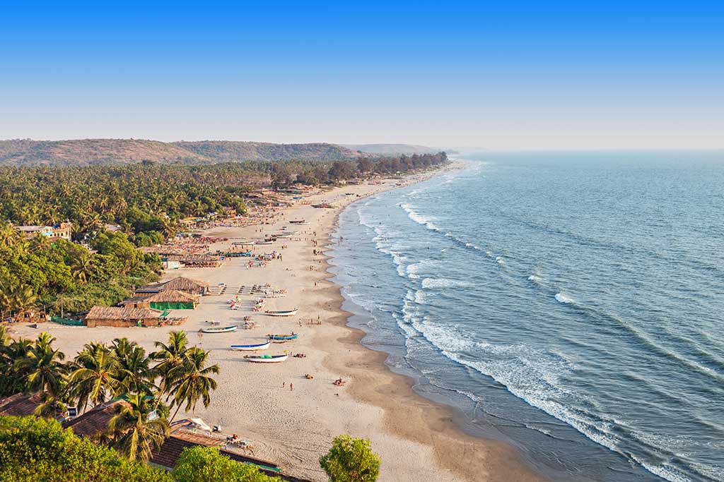 Arambol Beach in Goa, India