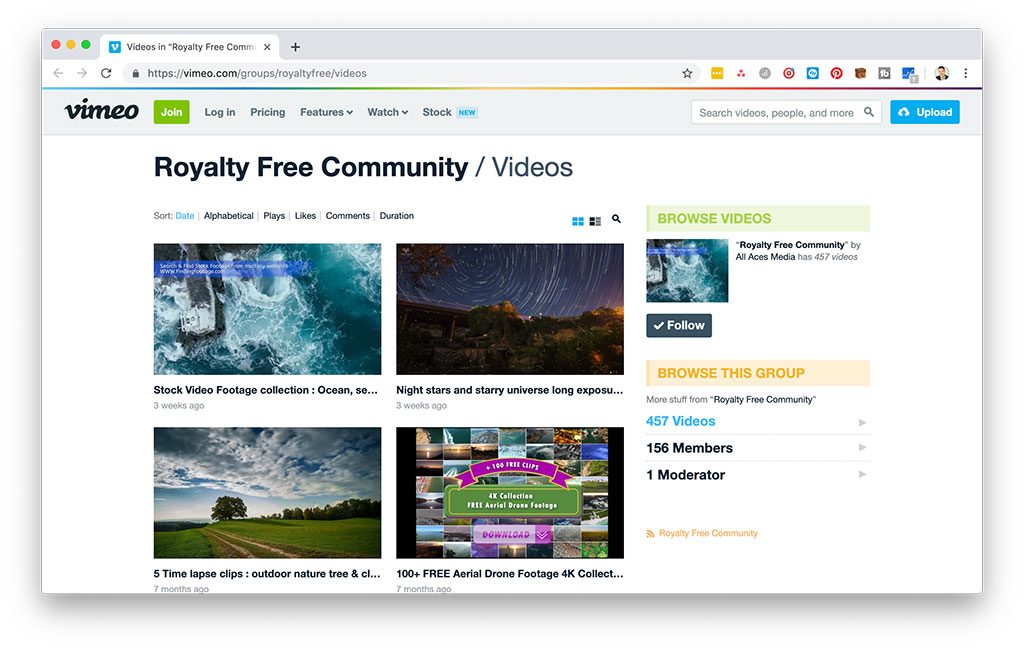 Vimeo Royalty Free