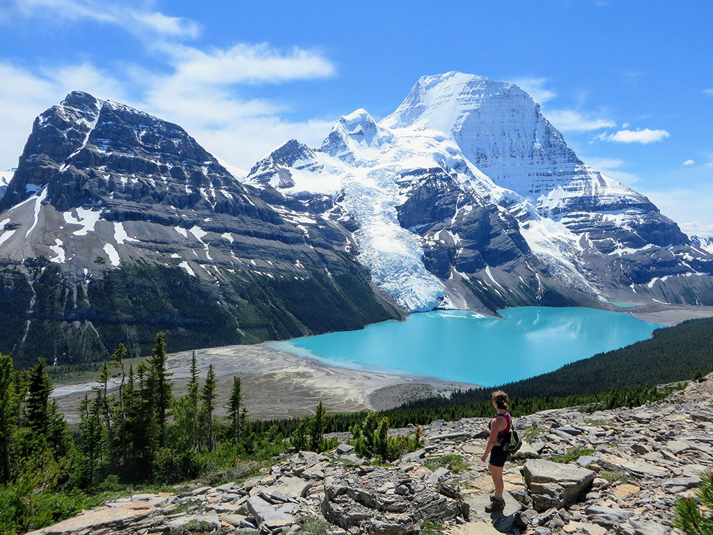 Find flowing in the Canadian Rockies at Mount Robson.
